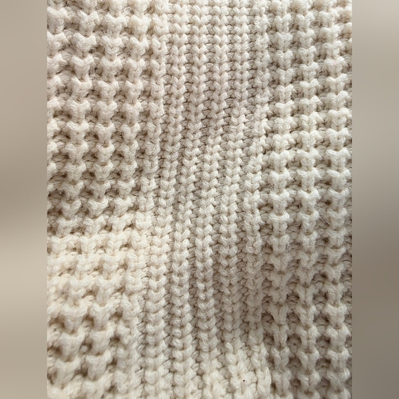 Dex Women's Small Knitted Cowl Neck Cream Coloured Vest Small. - Picture 9 of 12